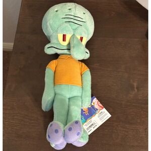 NWT Universal Studios SpongeBob SquarePants Squidward Tentacles Plush Toy 13"